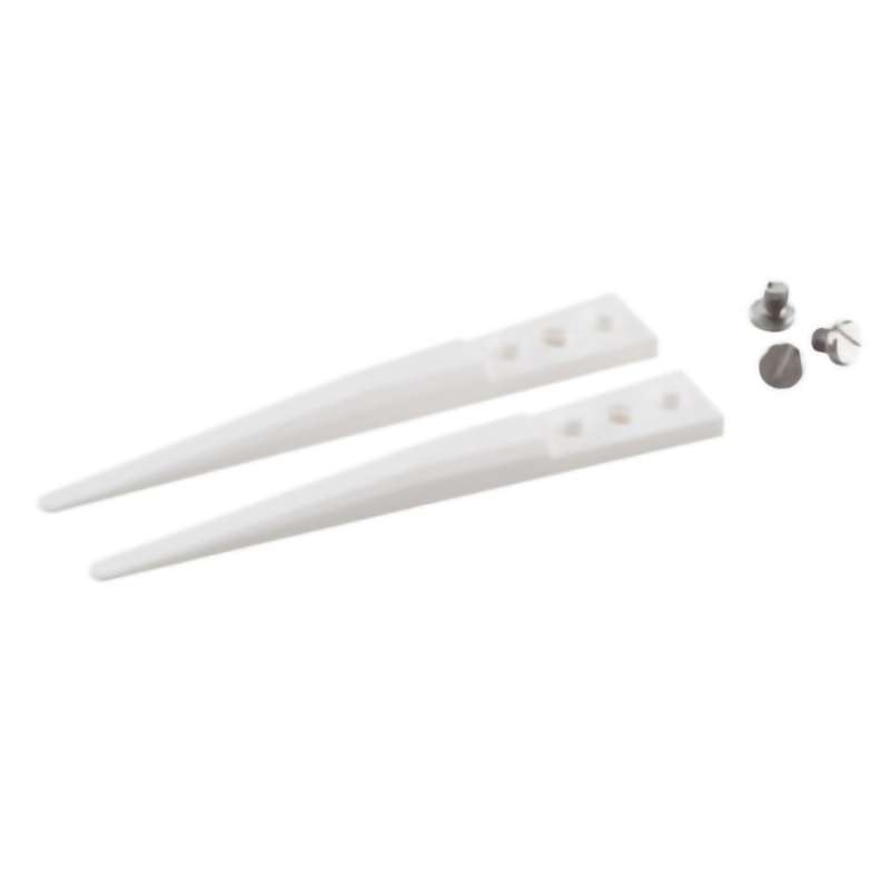 Ceramic Tweezer Tips, Style 2A, Zirconia Tips for 2AMZ.SA, round, Flat, 2.0"